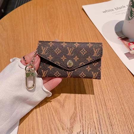 LV Xiaohua 公式ウェブサイト 同期吊り下げカードホルダー キーバッグ レザー ユニバーサル