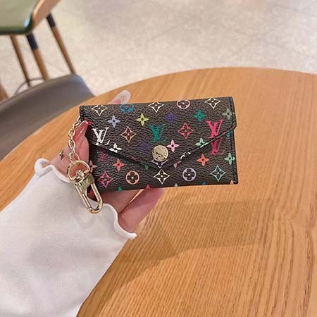 LV Xiaohua 公式ウェブサイト 同期吊り下げカードホルダー キーバッグ レザー ユニバーサル