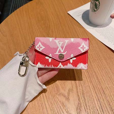 LV ウェーブ スタイル パターン 公式サイト シンクロ ハンギング カード ホルダー キー バッグ レザー ユニバーサル