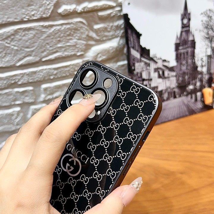 ハイブランド gucci 15 プロ カバー シリコン グッチ ブランド 13 mini スマホケース ブラック 人気 海外 15 pro 14 プラス 16 plus 15 pro max 