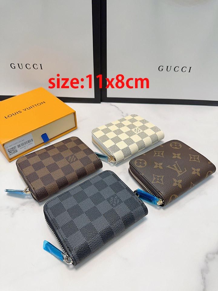 LV クラシック ウォレット このジッパー付き小銭入れは、小銭、クレジットカード、折りたたんだ紙幣を収​​納できるコンパクトなサイズで、ボディのポケットにも簡単に入れることができます。小さいです。