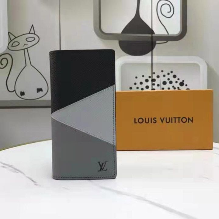 ルイヴィトン ブランド かわいい おしゃれ LV 財布 クロス柄 メンズ主流商品 レザー：20×10cm