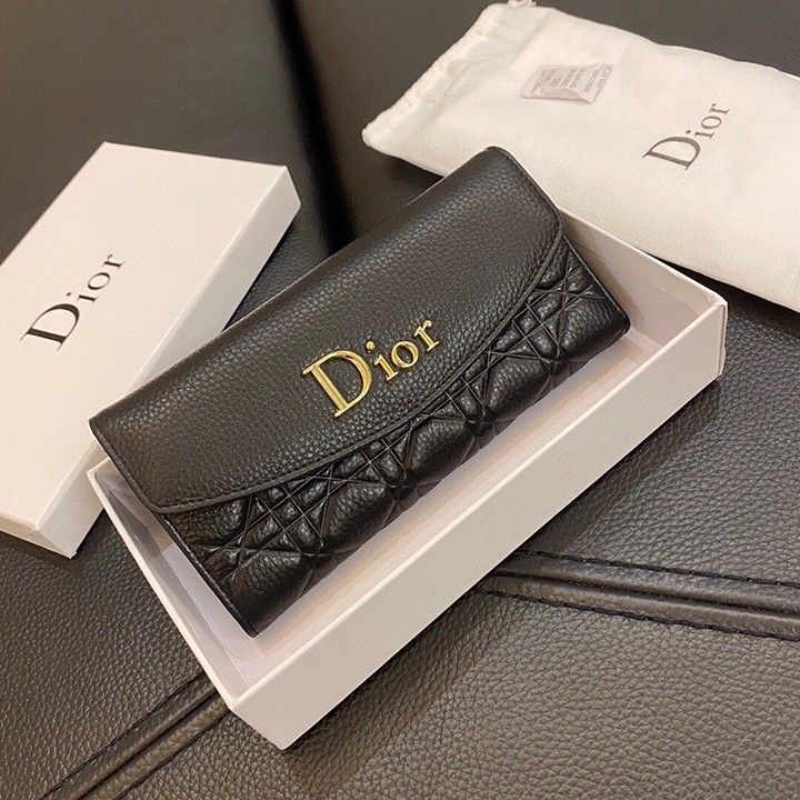 ディオール | dior カラー ブラック ディオール 牛革 型押し財布 牛革 質感と感触 最高級のオリジナルキャビネット 容量 最高級の牛革 サイズ 19x10cm