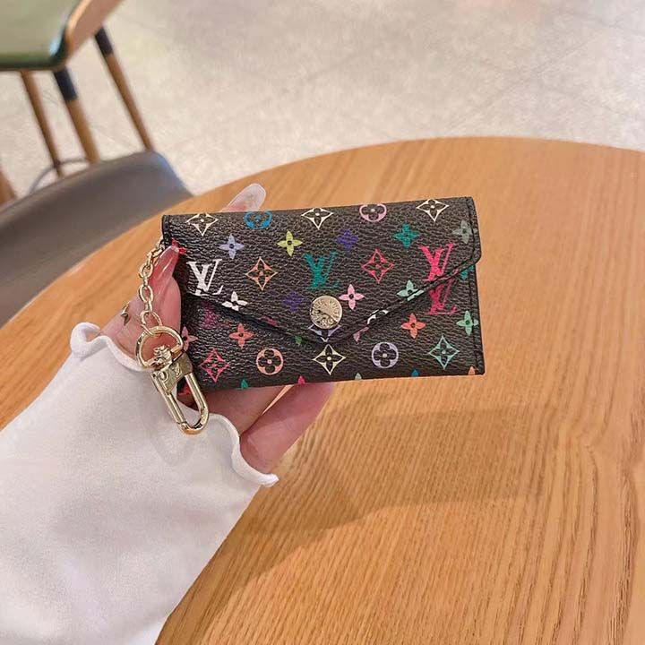 LV Xiaohua 公式ウェブサイト 同期吊り下げカードホルダー キーバッグ レザー ユニバーサル