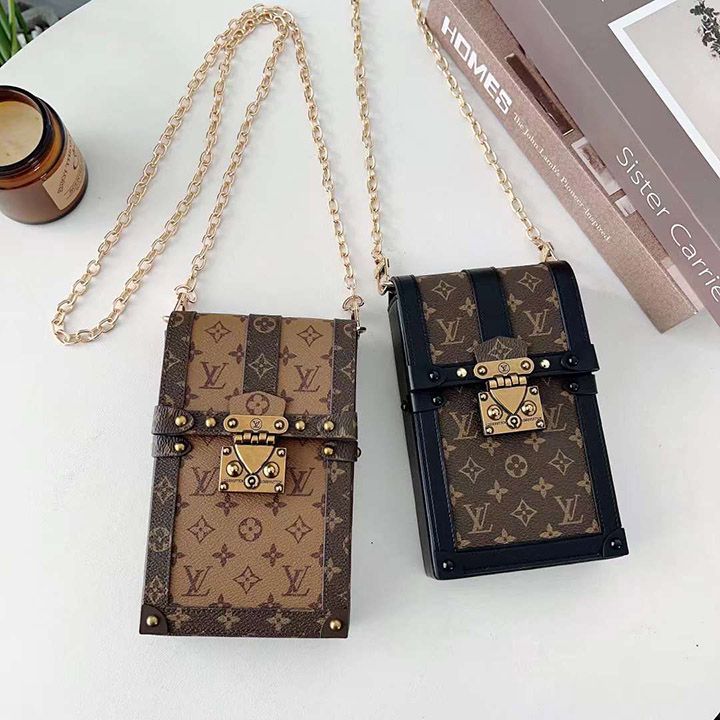  LV スモールボックス ユニバーサルバッグレザー薄型ブランドロゴ字母プリントセサミストリート