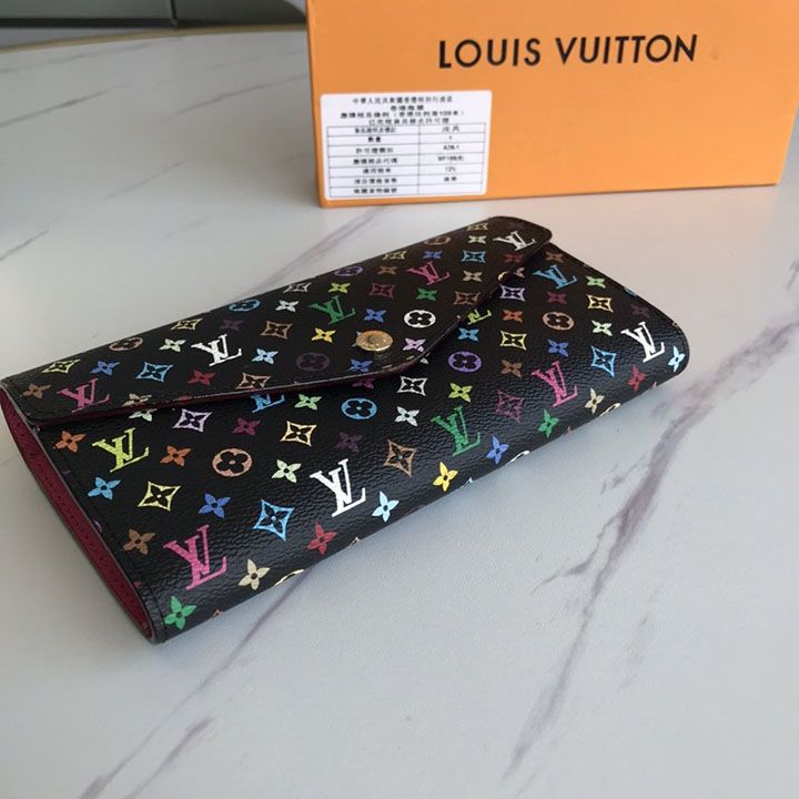 ハイブランド ルイヴィトン 30 代 40 代 風 新作 LV エンベロープ風財布 8色 PU:19x10cm