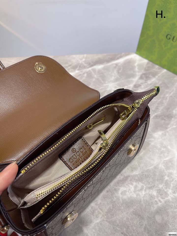 グッチ | Gucci新作ハンドバッグ レザー: 21*15cm