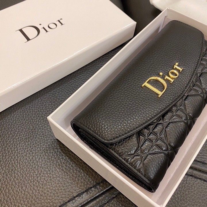 ディオール | dior カラー ブラック ディオール 牛革 型押し財布 牛革 質感と感触 最高級のオリジナルキャビネット 容量 最高級の牛革 サイズ 19x10cm