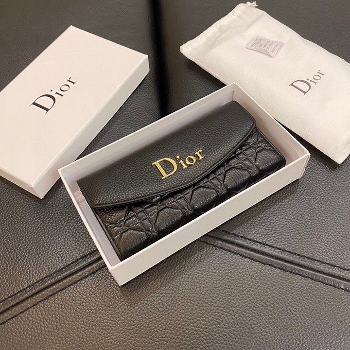 ディオール | dior カラー ブラック ディオール 牛革 型押し財布 牛革 質感と感触 最高級のオリジナルキャビネット 容量 最高級の牛革 サイズ 19x10cm